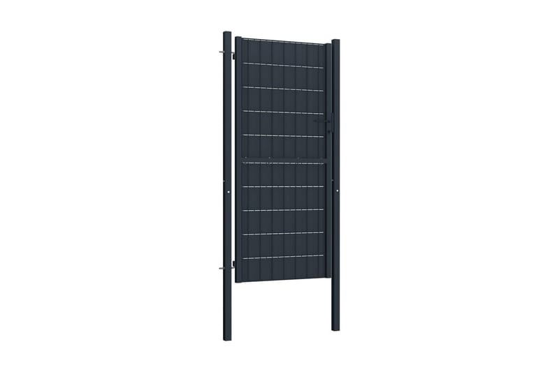Pihaportti teräs 100x124 cm antrasiitti - Harmaa - Talo & remontointi - Näkösuojat & aitaukset - Portti
 - Takorautaportti & rautaportti