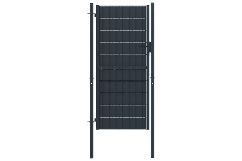 Pihaportti teräs 100x124 cm antrasiitti - Harmaa - Talo & remontointi - Näkösuojat & aitaukset - Portti
 - Takorautaportti & rautaportti