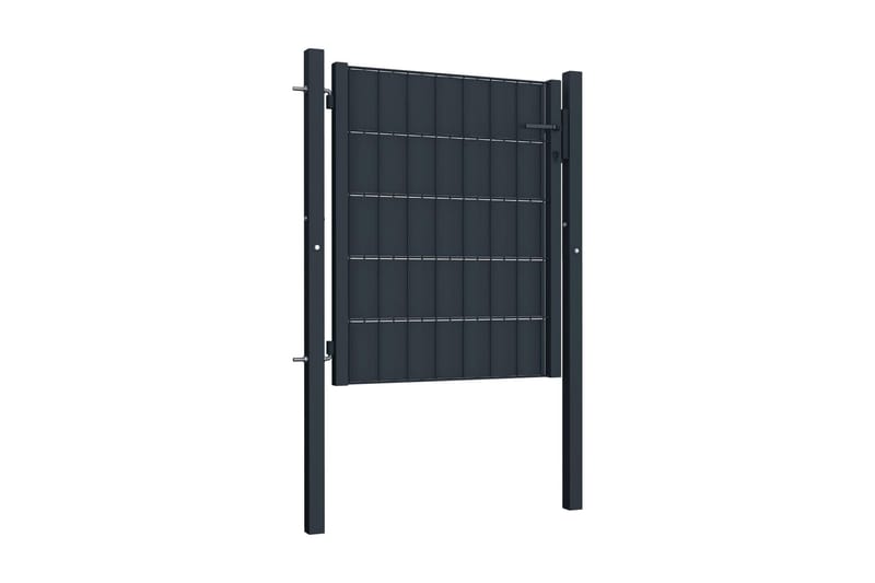 Pihaportti teräs 100x81 cm antrasiitti - Harmaa - Talo & remontointi - Näkösuojat & aitaukset - Portti
 - Takorautaportti & rautaportti