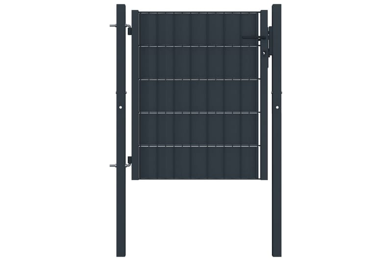 Pihaportti teräs 100x81 cm antrasiitti - Harmaa - Talo & remontointi - Näkösuojat & aitaukset - Portti
 - Takorautaportti & rautaportti