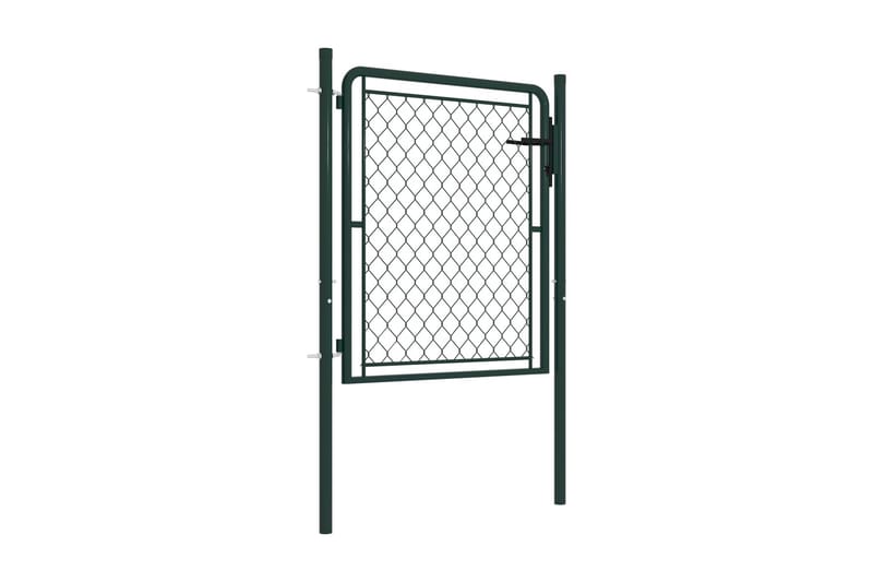 Puutarhaportti teräs 100x100 cm vihreä - Vihreä - Talo & remontointi - Näkösuojat & aitaukset - Portti
 - Takorautaportti & rautaportti