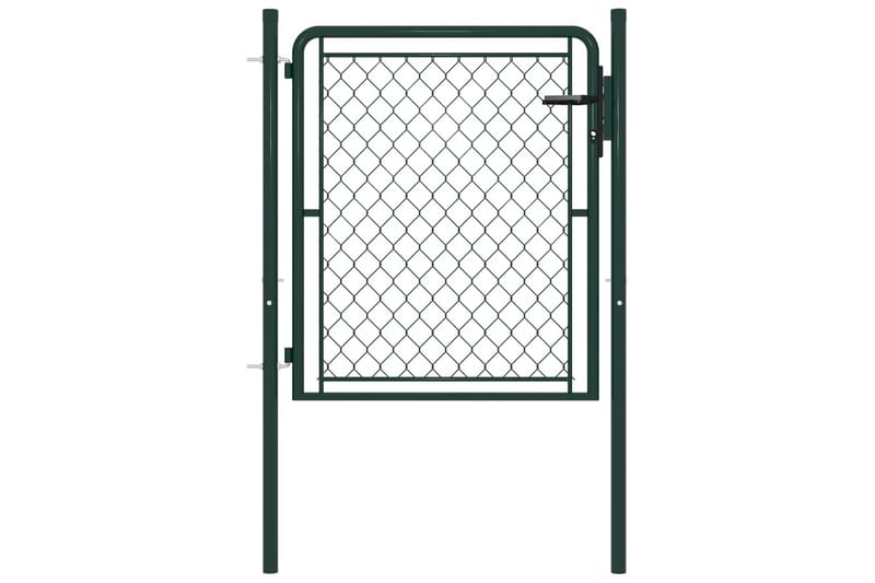 Puutarhaportti teräs 100x100 cm vihreä - Vihreä - Talo & remontointi - Näkösuojat & aitaukset - Portti
 - Takorautaportti & rautaportti