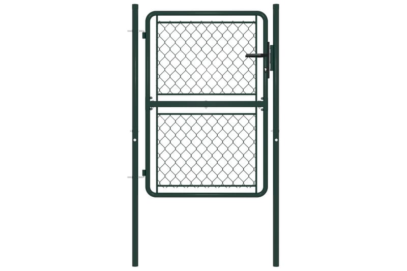 Puutarhaportti teräs 100x150 cm vihreä - Vihreä - Talo & remontointi - Näkösuojat & aitaukset - Portti
 - Takorautaportti & rautaportti