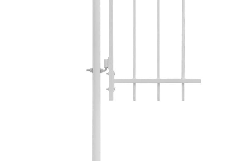 Puutarhaportti teräs 1x1,75 m valkoinen - Valkoinen - Talo & remontointi - Näkösuojat & aitaukset - Portti
 - Takorautaportti & rautaportti