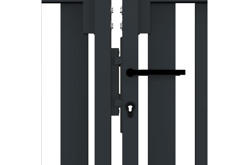 Tuplaovi pihaportti teräs 306x220 cm antrasiitti - Antrasiitti - Talo & remontointi - Näkösuojat & aitaukset - Portti
 - Portti ulos