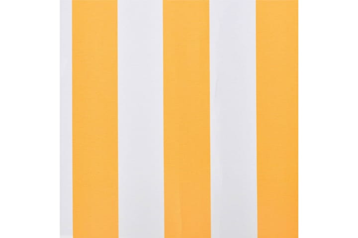 Markiisi-/aurinkovarjo auringonkukan keltainen/valkoinen 4x3 - Keltainen - Markiisikangas - Ikkunatarvikkeet