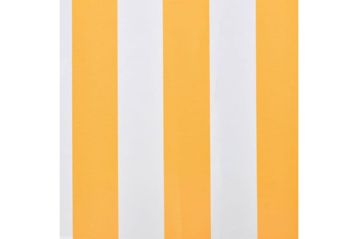 Markiisi-/aurinkovarjo auringonkukan keltainen/valkoinen 6x3 - Keltainen - Ikkunatarvikkeet - Markiisikangas