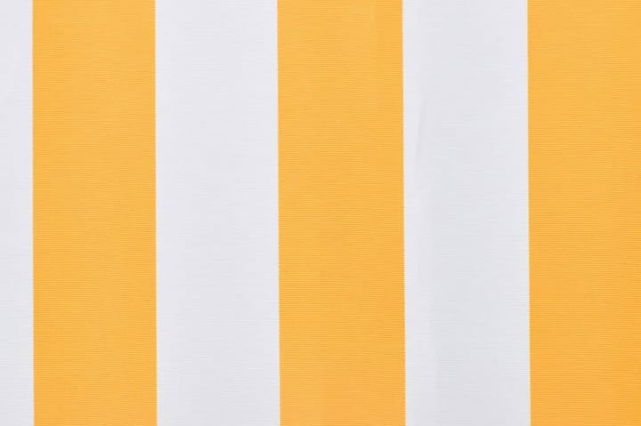 Markiisikangas oranssi ja valkoinen 450x300 cm - Oranssi - Markiisikangas - Ikkunatarvikkeet