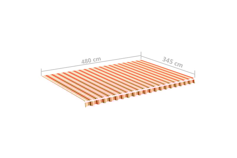 Varakangas markiisiin 5x3,5 m - Keltainen/Oranssi - Talo & remontointi - Rakentaminen - Ikkunat - Ikkunatarvikkeet