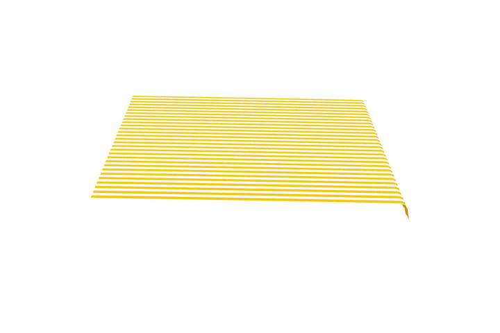 Varakangas markiisiin keltainen ja valkoinen 4x3,5 m - Markiisikangas - Ikkunatarvikkeet
