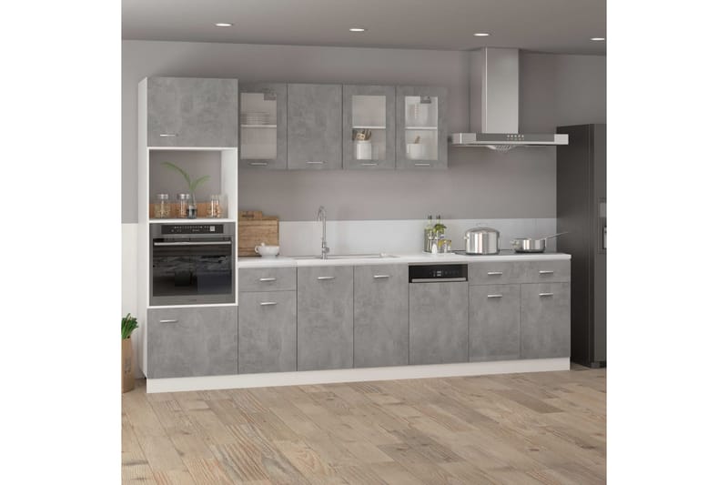 Astianpesukoneen paneeli betoninharmaa 45x3x67 cm lastulevy - Harmaa - Talo & remontointi - Rakentaminen - Lattiat & seinät & katot - Lattia & seinäpinnat