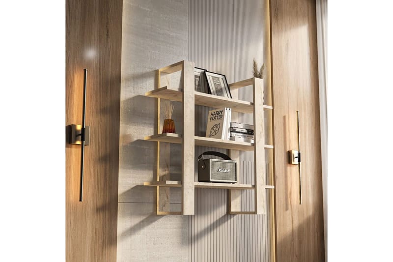 Draven Seinälevy 90x90 cm - Travertiini - Talo & remontointi - Keittiö & kylpyhuone - Keittiö & kodinhoitohuone - Keittiön sisustus - Keittiöhylly