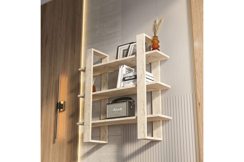 Draven Seinälevy 90x90 cm - Travertiini - Talo & remontointi - Rakentaminen - Lattiat & seinät & katot - Lattia & seinäpinnat