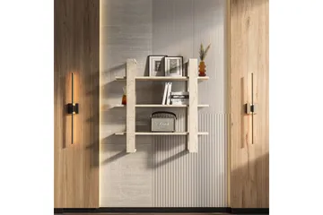 Draven Seinälevy 90x90 cm - Travertiini - Talo & remontointi - Keittiö & kylpyhuone - Keittiö & kodinhoitohuone - Keittiön sisustus - Keittiöhylly