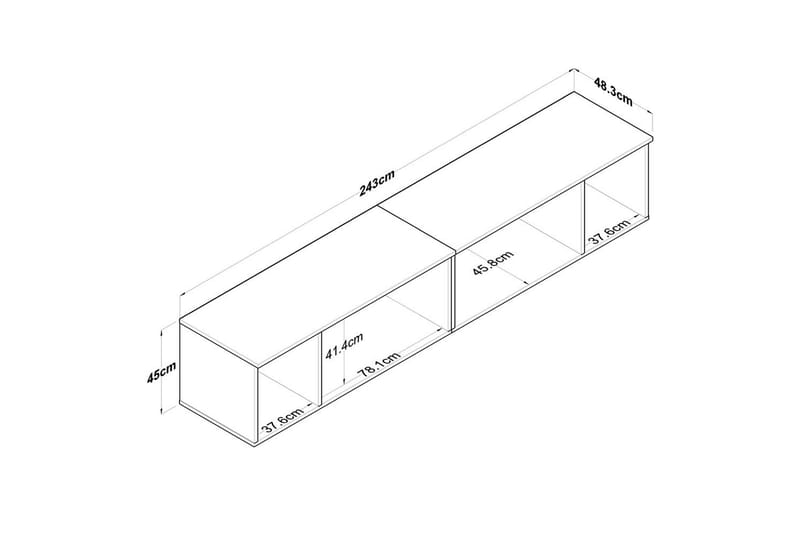 Ervon Seinälevy 243x243 cm - Valkoinen - Talo & remontointi - Rakentaminen - Lattiat & seinät & katot - Lattia & seinäpinnat