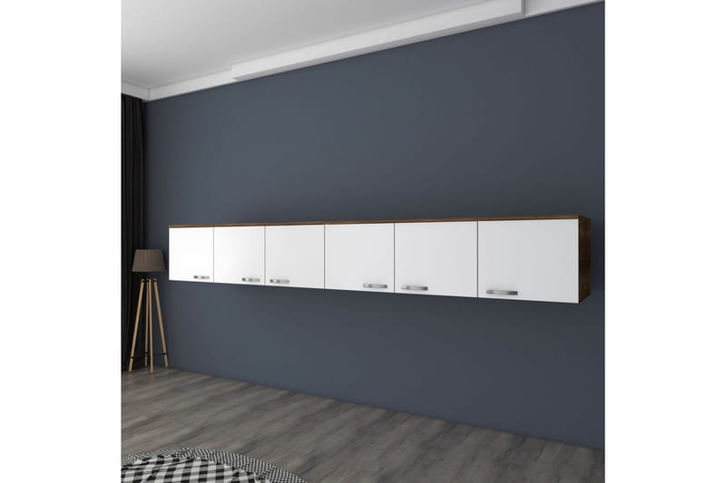 Ervon Seinälevy 243x243 cm - Pähkinä/Valkoinen - Talo & remontointi - Rakentaminen - Lattiat & seinät & katot - Lattia & seinäpinnat