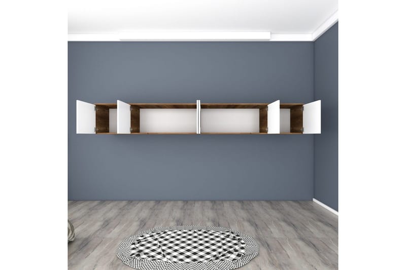 Ervon Seinälevy 243x243 cm - Pähkinä/Valkoinen - Talo & remontointi - Rakentaminen - Lattiat & seinät & katot - Lattia & seinäpinnat