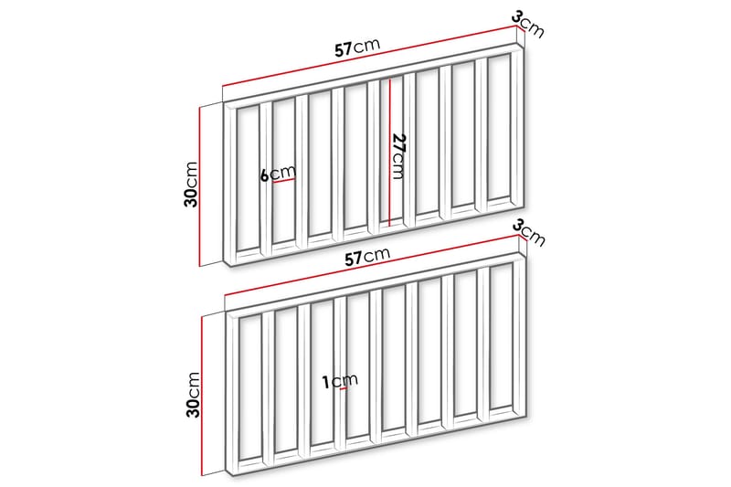 Ettiene Seinäpaneeli - Musta - Talo & remontointi - Rakentaminen - Lattiat & seinät & katot - Lattia & seinäpinnat