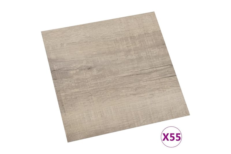 Itsekiinnittyvä lattialankku 55 kpl PVC 5,11 m² taupe - Taupe - Piha & ulkoaltaat - Piha-alue - Puutarhakoristeet & pihatarvikkeet - Terassilaatat