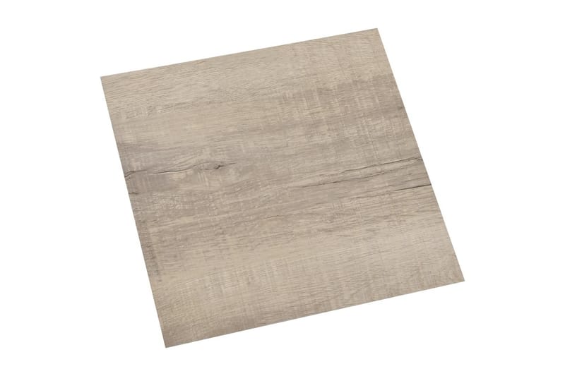 Itsekiinnittyvä lattialankku 55 kpl PVC 5,11 m² taupe - Taupe - Ritilä parvekkeelle - Lattia - Terassilaatat