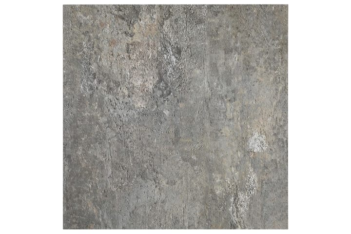 Itsekiinnittyvä lattialankku 55 kpl PVC 5,11 mÂ² harmaa - Harmaa - Ritilä parvekkeelle - Lattia - Terassilaatat
