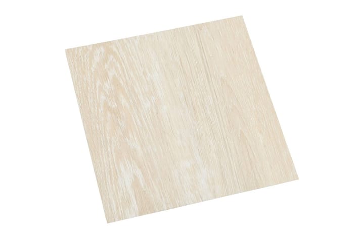 Itsekiinnittyvä lattialankku 55 kpl PVC 5,11 m² beige - Beige - Ritilä parvekkeelle - Lattia - Terassilaatat