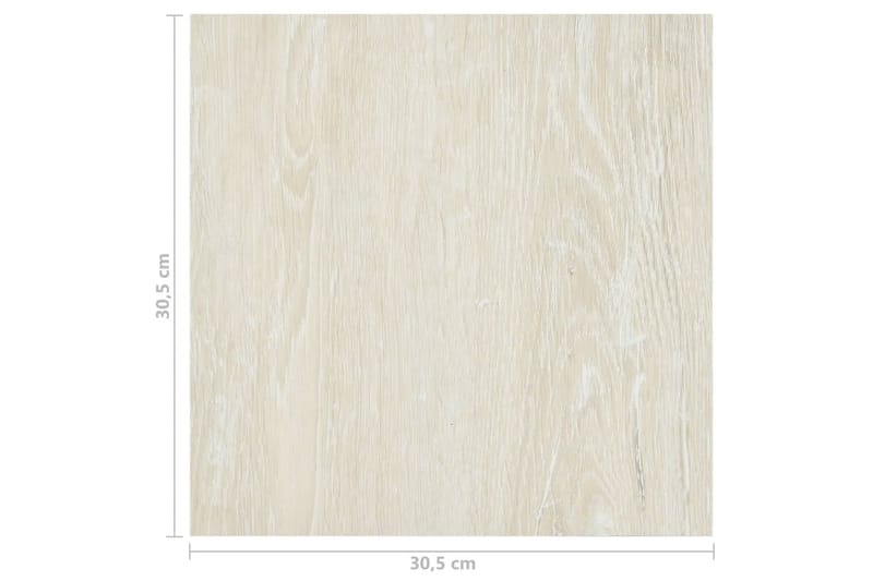 Itsekiinnittyvä lattialankku 55 kpl PVC 5,11 m² kerma - Kerma - Piha & ulkoaltaat - Piha-alue - Puutarhakoristeet & pihatarvikkeet - Terassilaatat