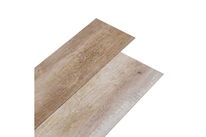 Itsekiinnittyvä PVC lattialankku 5,21 m² 2 mm puu laveeraus - Ruskea - Ritilä parvekkeelle - Lattia - Terassilaatat