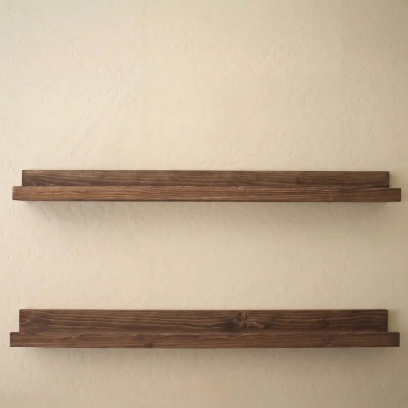 Koristeellinen puinen seinähylly Wallxpert Devin (70 x 8 x 15 cm) puinen - Puinen - Talo & remontointi - Rakentaminen - Lattiat & seinät & katot - Lattia & seinäpinnat
