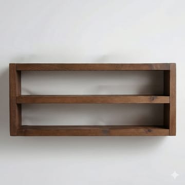 Koristeellinen puinen seinähylly Wallxpert Cevo (40 x 20 x 7 cm) puinen - Puinen - Talo & remontointi - Rakentaminen - Lattiat & seinät & katot - Lattia & seinäpinnat