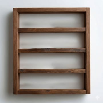 Koristeellinen puinen seinähylly Wallxpert Rafello (35 x 40 x 7 cm) puinen - Puinen - Talo & remontointi - Rakentaminen - Lattiat & seinät & katot - Lattia & seinäpinnat