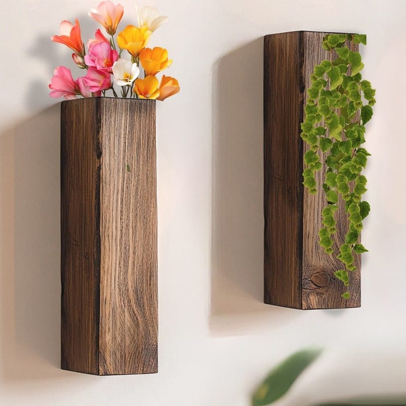 Koristeellinen puinen seinähylly Hanah Home Rafqua puinen 25 x 8 x 6 cm, undefined