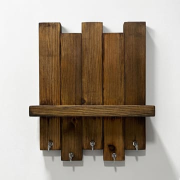Koristeellinen puinen seinähylly Wallxpert Erno (25 x 32 x 9 cm) pähkinä - Pähkinä - Talo & remontointi - Rakentaminen - Lattiat & seinät & katot - Lattia & seinäpinnat
