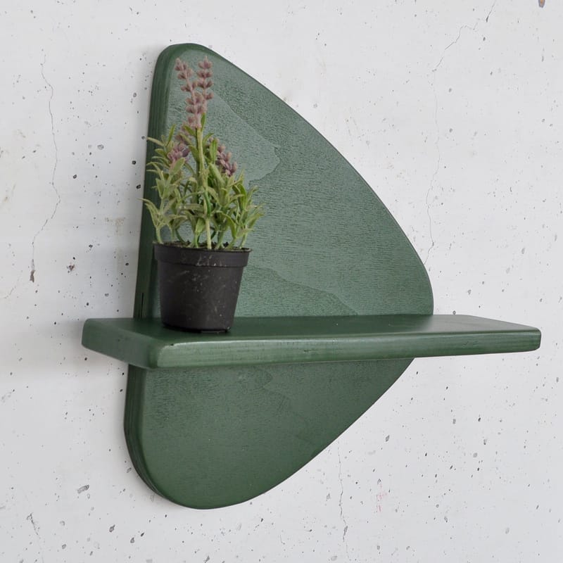 Koristeellinen puinen seinähylly Hanah Home Magna (35 x 32 x 11 cm) Tummanvihreä - Talo & remontointi - Rakentaminen - Lattiat & seinät & katot - Lattia & seinäpinnat