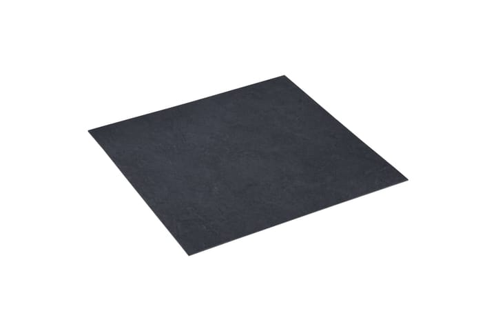 Itsekiinnittyvä lattialankku 20 kpl PVC 1,86 m² - Musta Marmori - Lattia