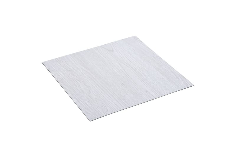 Itsekiinnittyvä lattialankku 20 kpl PVC 1,86 m² - Valkoinen - Talo & remontointi - Rakentaminen - Lattiat & seinät & katot - Lattia