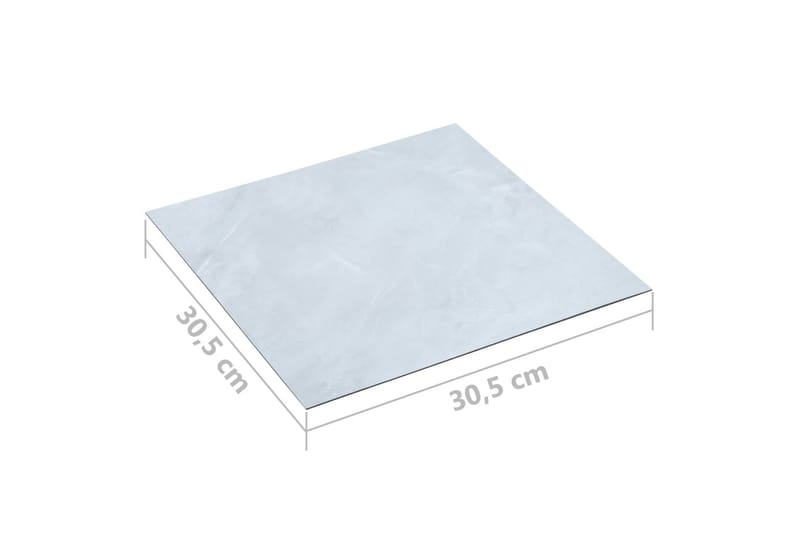 Itsekiinnittyvä lattialankku 20kpl PVC 1,86 m² - Valkoinen - Talo & remontointi - Rakentaminen - Lattiat & seinät & katot - Lattia