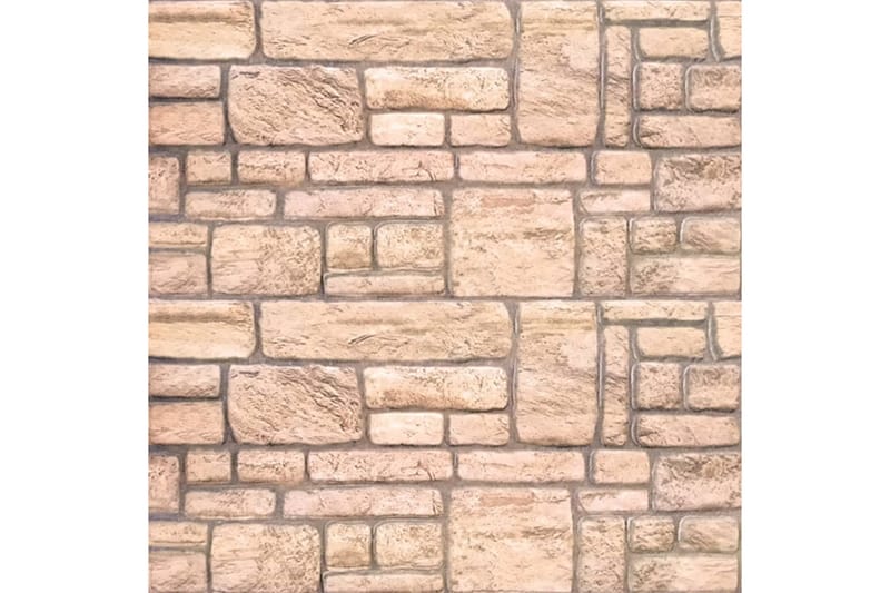 3D-seinäpaneelit beige tiilikuvio 11 kpl EPS - Talo & remontointi - Rakentaminen - Lattiat & seinät & katot - Lattia & seinäpinnat