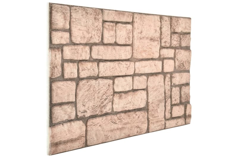 3D-seinäpaneelit beige tiilikuvio 11 kpl EPS - Talo & remontointi - Rakentaminen - Lattiat & seinät & katot - Lattia & seinäpinnat