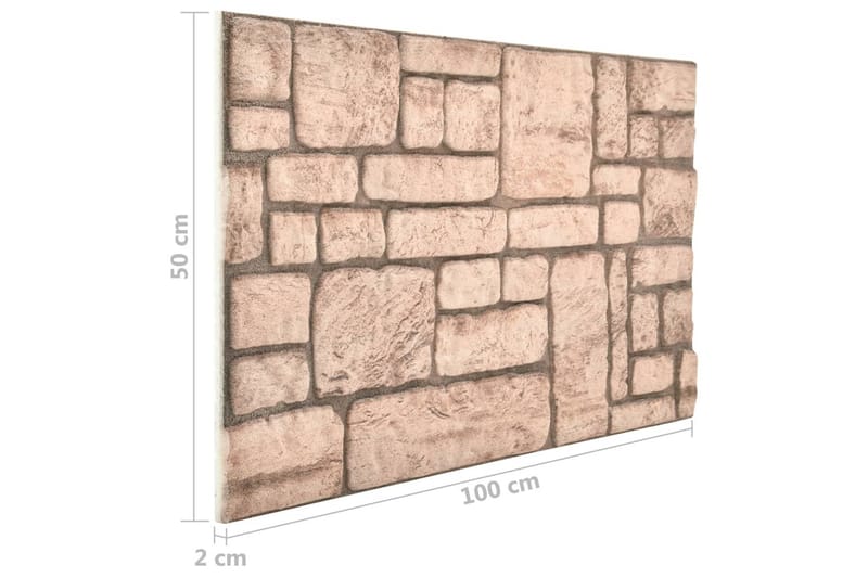 3D-seinäpaneelit beige tiilikuvio 11 kpl EPS - Talo & remontointi - Rakentaminen - Lattiat & seinät & katot - Lattia & seinäpinnat