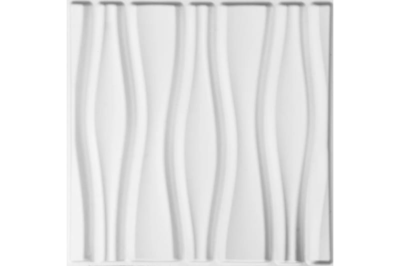 3D-seinäpaneelit WallArt 24 kpl - Valkoinen - Talo & remontointi - Rakentaminen - Lattiat & seinät & katot - Lattia & seinäpinnat