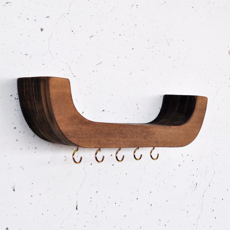 Decorative Wooden Wall Shelf Hanah Home - Talo & remontointi - Rakentaminen - Lattiat & seinät & katot - Lattia & seinäpinnat