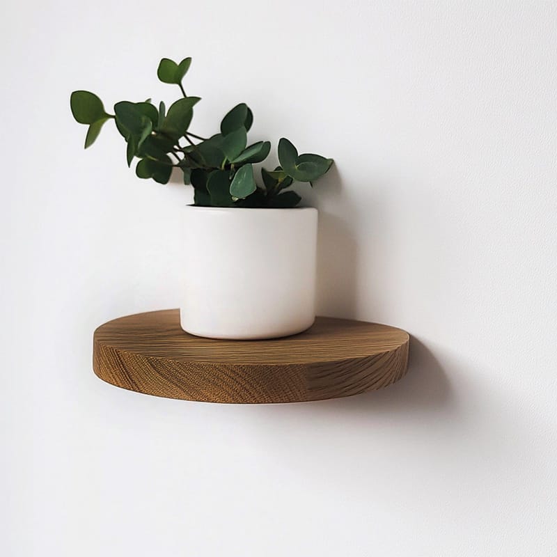 Decorative Wooden Wall Shelf Hanah Home - Talo & remontointi - Rakentaminen - Lattiat & seinät & katot - Lattia & seinäpinnat