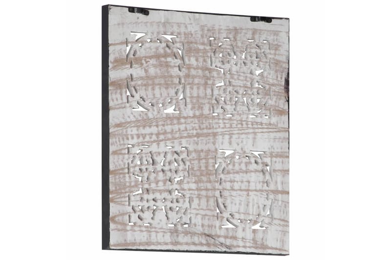 Käsin veistetty seinäpaneeli MDF 40x40x1,5 cm musta/valkoine - Musta - Talo & remontointi - Rakentaminen - Lattiat & seinät & katot - Lattia & seinäpinnat