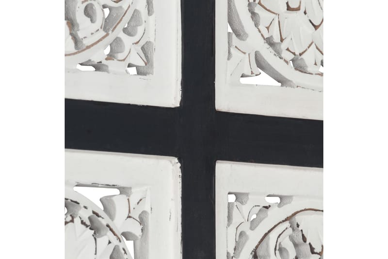 Käsin veistetty seinäpaneeli MDF 40x40x1,5 cm musta/valkoine - Musta - Talo & remontointi - Rakentaminen - Lattiat & seinät & katot - Lattia & seinäpinnat