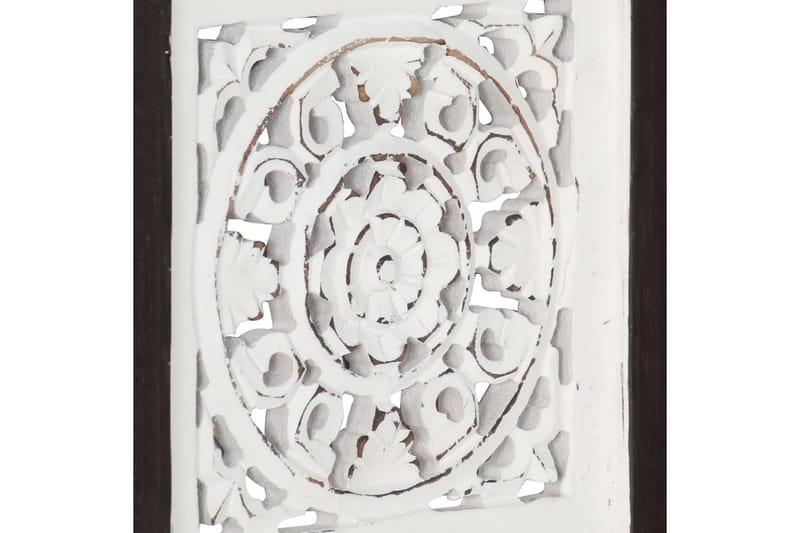 Käsin veistetty seinäpaneeli MDF 40x40x1,5 cm ruskea/valkoin - Ruskea - Talo & remontointi - Rakentaminen - Lattiat & seinät & katot - Lattia & seinäpinnat