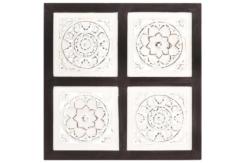Käsin veistetty seinäpaneeli MDF 40x40x1,5 cm ruskea/valkoin - Ruskea - Talo & remontointi - Rakentaminen - Lattiat & seinät & katot - Lattia & seinäpinnat