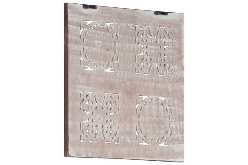 Käsin veistetty seinäpaneeli MDF 40x40x1,5 cm ruskea/valkoin - Ruskea - Talo & remontointi - Rakentaminen - Lattiat & seinät & katot - Lattia & seinäpinnat