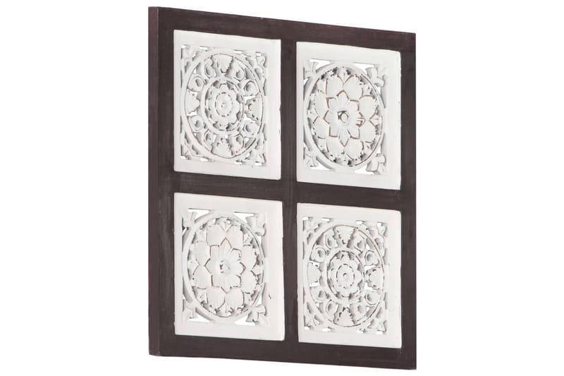Käsin veistetty seinäpaneeli MDF 40x40x1,5 cm ruskea/valkoin - Ruskea - Talo & remontointi - Rakentaminen - Lattiat & seinät & katot - Lattia & seinäpinnat