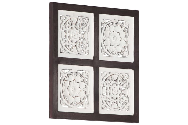 Käsin veistetty seinäpaneeli MDF 40x40x1,5 cm ruskea/valkoin - Ruskea - Talo & remontointi - Rakentaminen - Lattiat & seinät & katot - Lattia & seinäpinnat